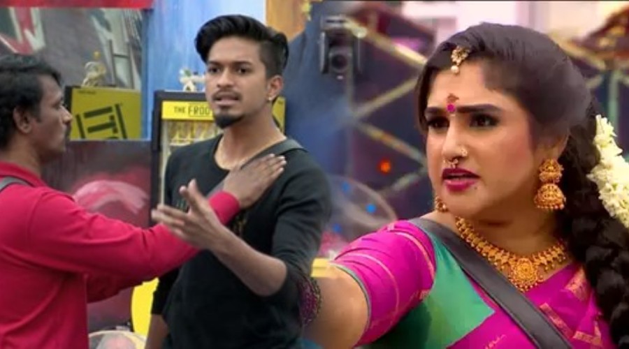 சிறப்பு விருந்தினர் வனிதாவை அடித்த முகேன் ராவ்.. பிக்பாஸ் வீட்டில் வெடித்த அடுத்த பிரச்சனை..! 3