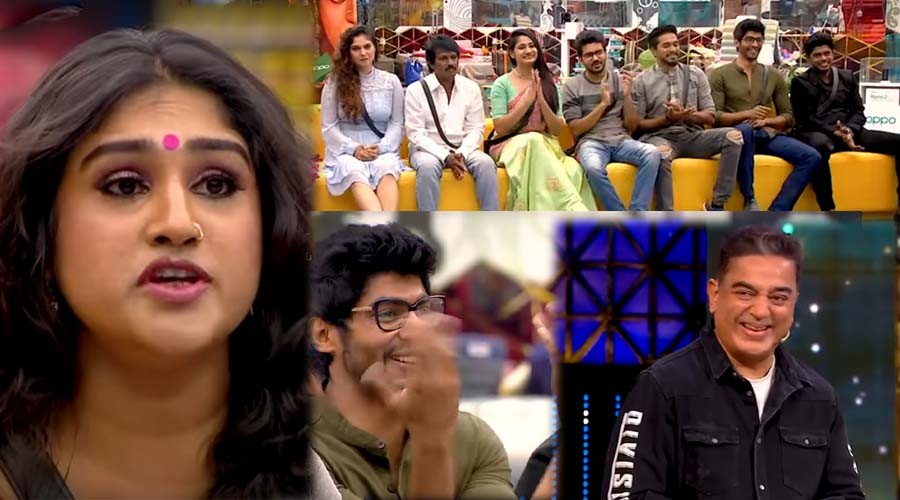 பிக்பாஸையே குறைகூறிய வனிதா... வச்சி செய்த கமல்! சிரிப்பை அடக்கமுடியாமல் தர்ஷன் 5