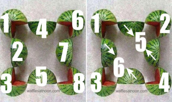 How Many Watermelons Are In This Picture answer 