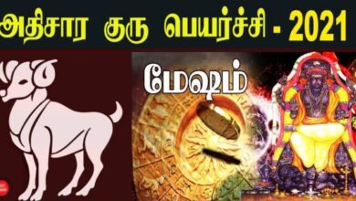 adisara guru peyarchi mesham 2021