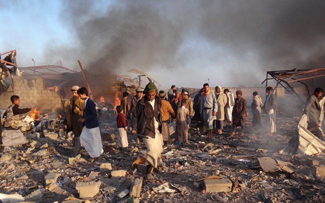 ஏமனில் ஹவுதி கிளர்ச்சியாளர்களின் தாக்குதலில் 10 பேர் உயிரிழப்பு 1